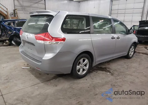 2011 Toyota Sienna Base V6 from USA, damaged, VIN 5TDZK3DC4BS164231